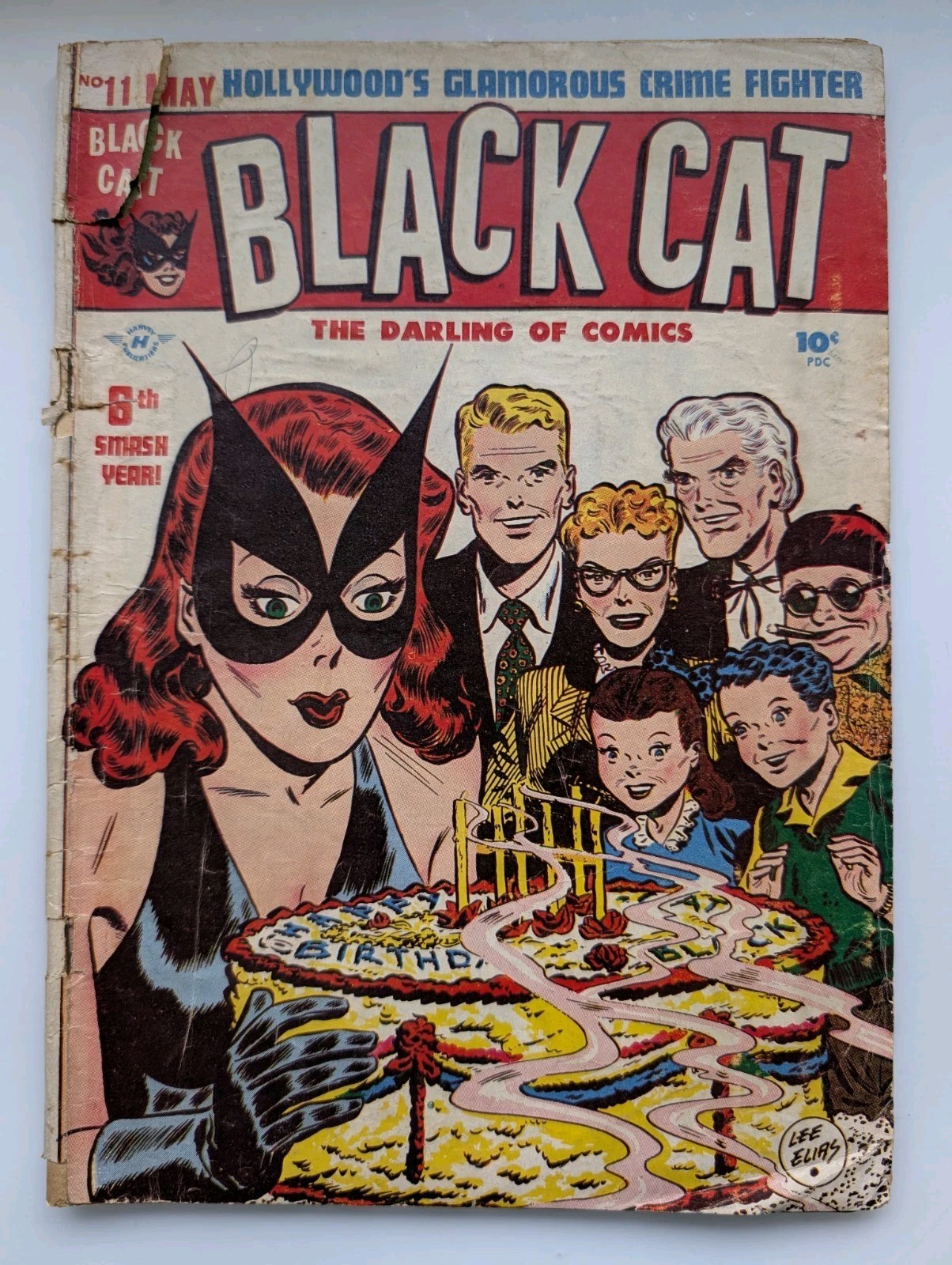 Black Cat Comics 11 Golden Age Good Girl Art GGA Lee Elias Harvey Low Grade 1948
