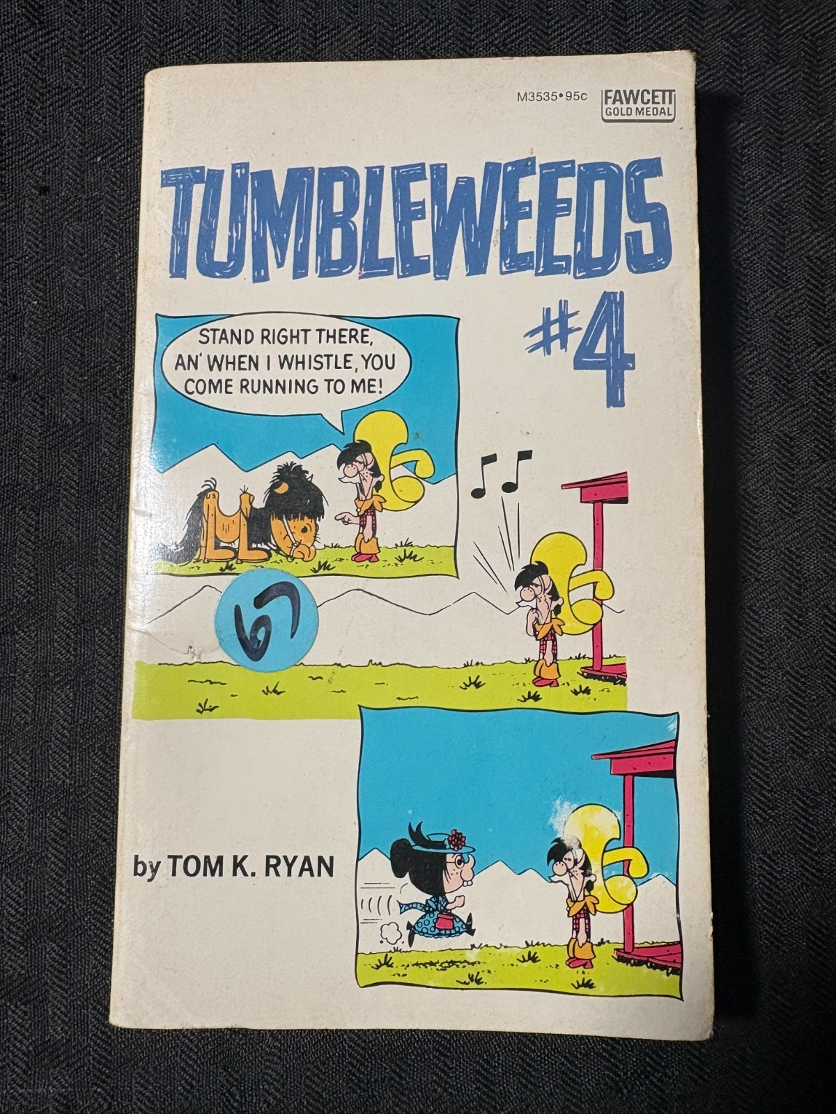1971 TUMBLEWEEDS #4 by Tom K Ryan VG 4.0 2nd Fawcett M3535 Paperback