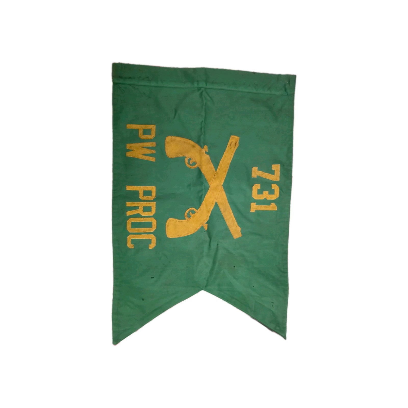  WW2 US MP Military Police Guidon flag Prisoner of war Guam Rare