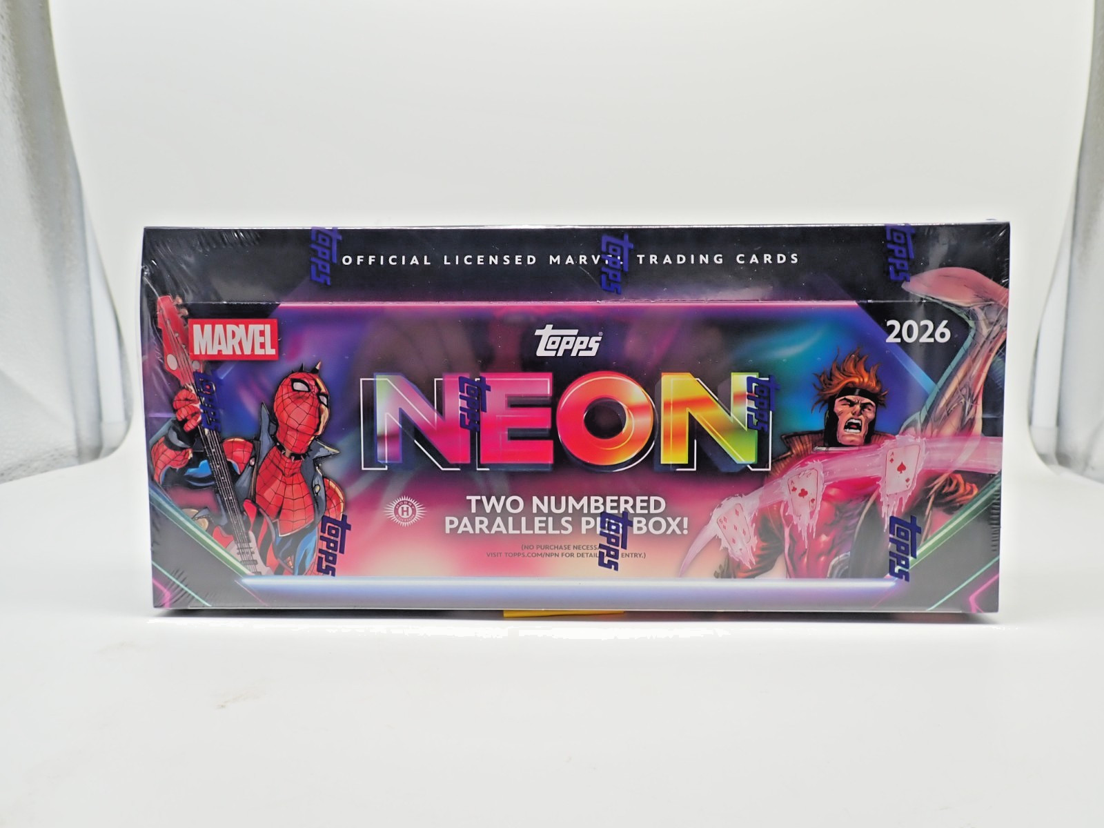 2026 Topps Marvel Neon Hobby Box – 20 Packs