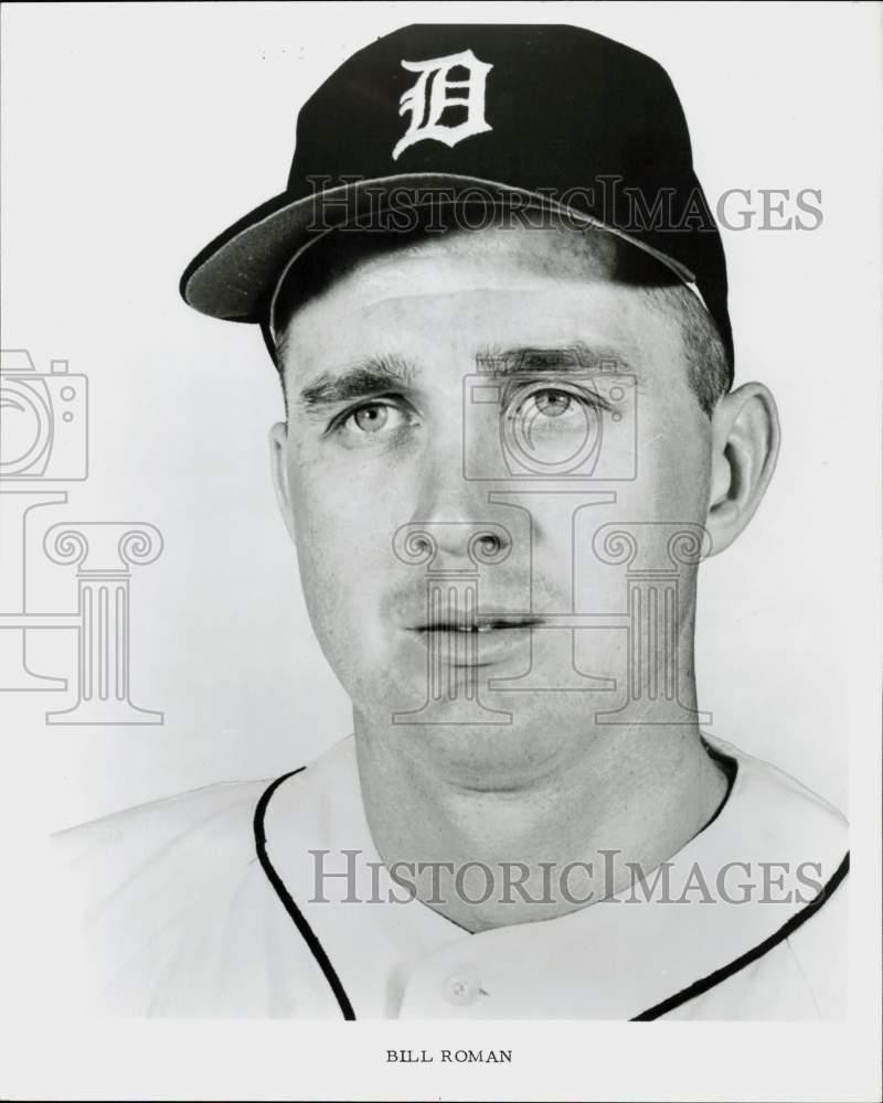 1965 Press Photo Detroit Tigers Baseball Player Bill Roman - kfx08345