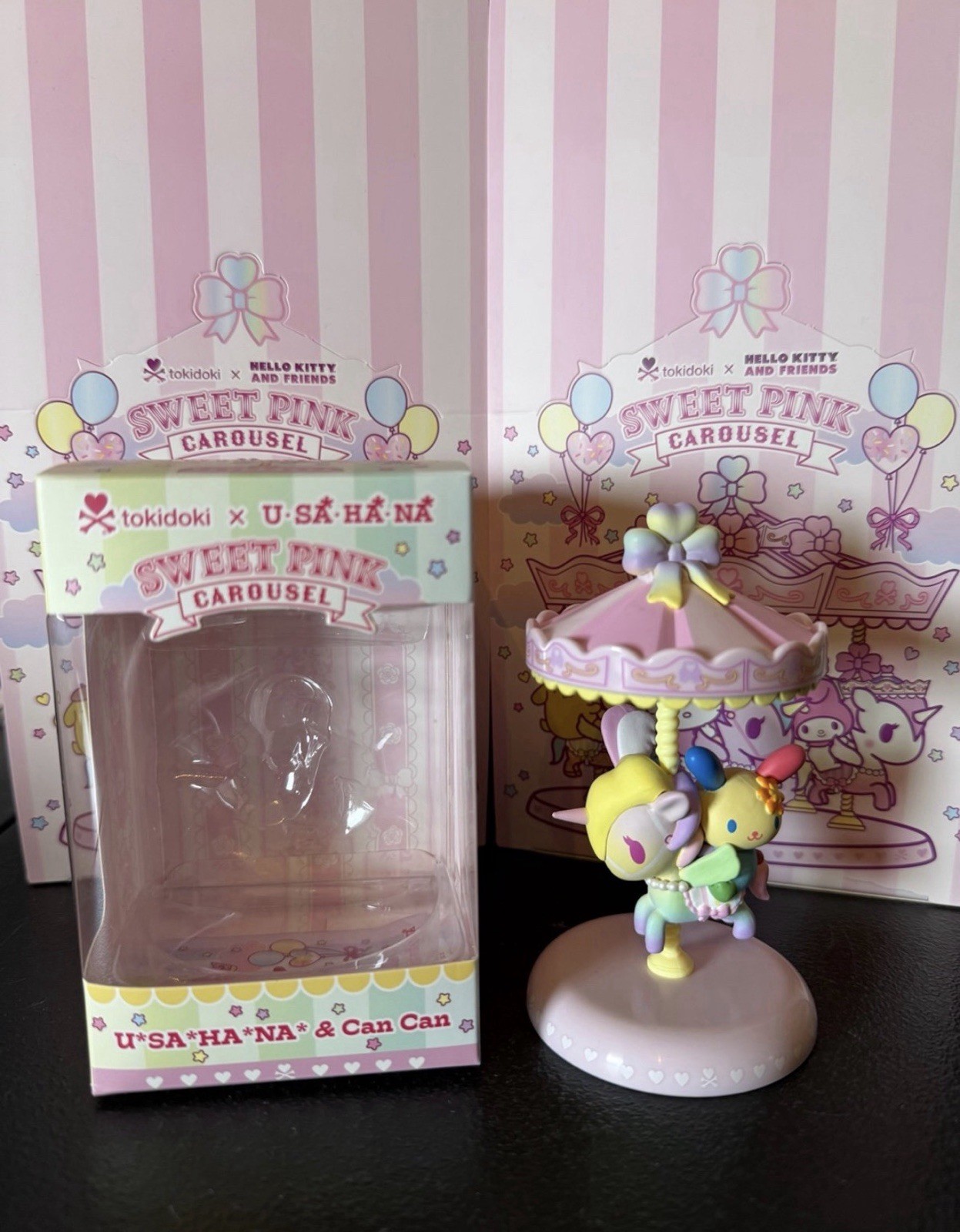 Tokidoki X Hello Kitty & Friends Sweet Pink Carousel U•SA•HA•NA Special Edition
