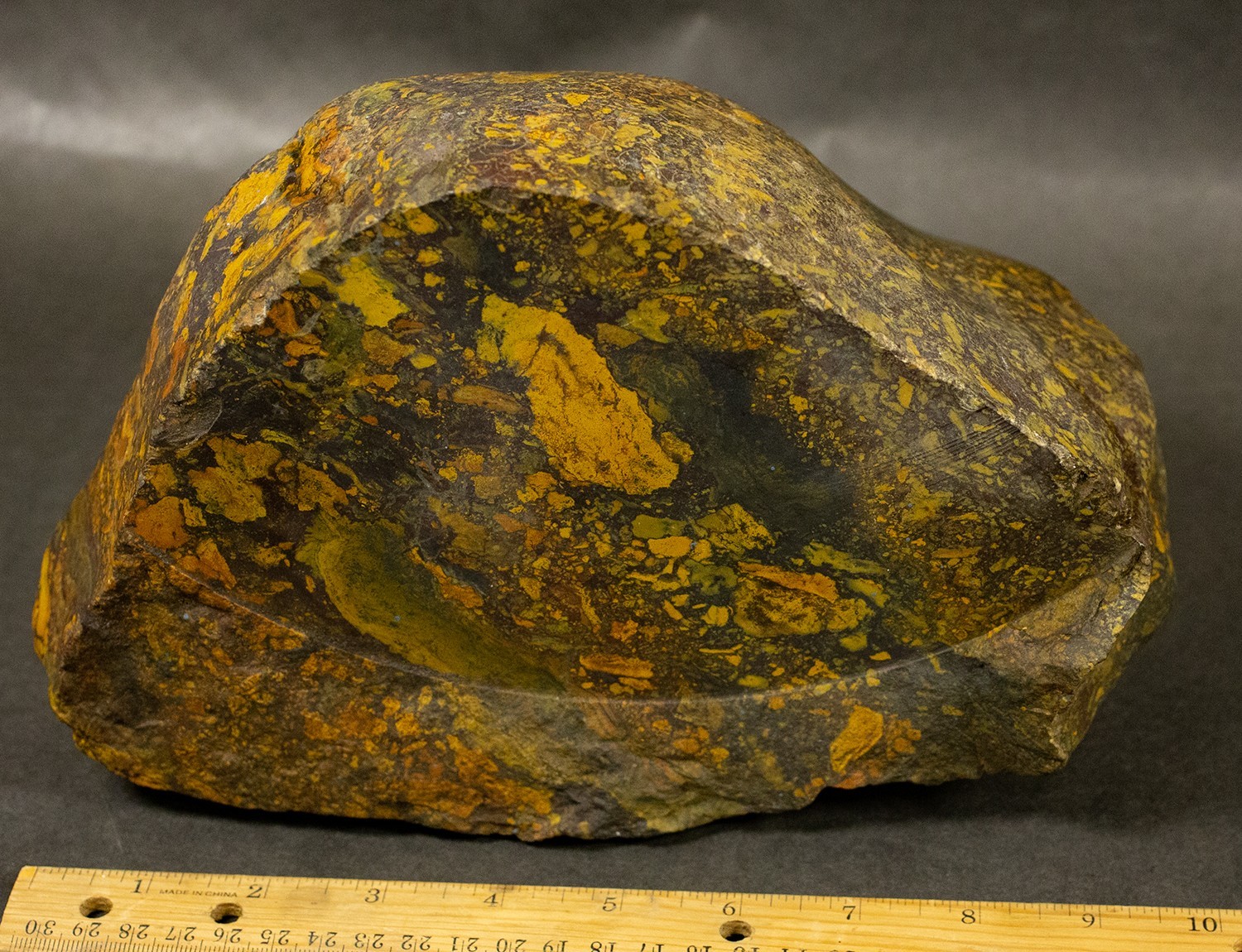 13.8 lb Rough Polycrome Brecciated Desert Jasper - Mustard, Olive, Brown - Utah