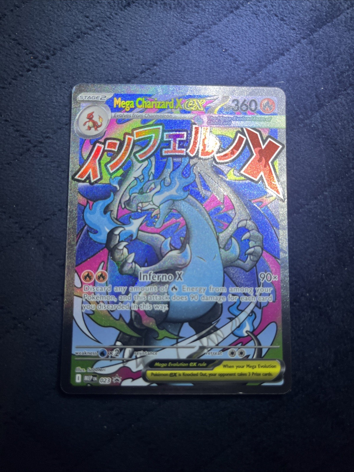 Mega Charizard X EX | MEP 023 | Pokémon LP