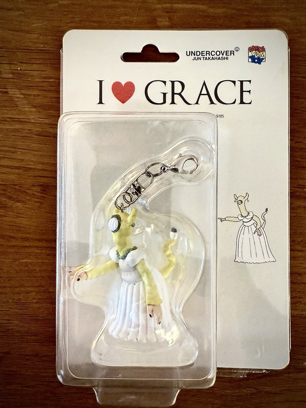 UNDERCOVER X MEDICOM Grace Jun Takahashi Collector Keychain NEW Bought in TOKYO UNDERCOVER X MEDICOM Grace Jun Takahashi Collector Keychain NEW Bought in TOKYO