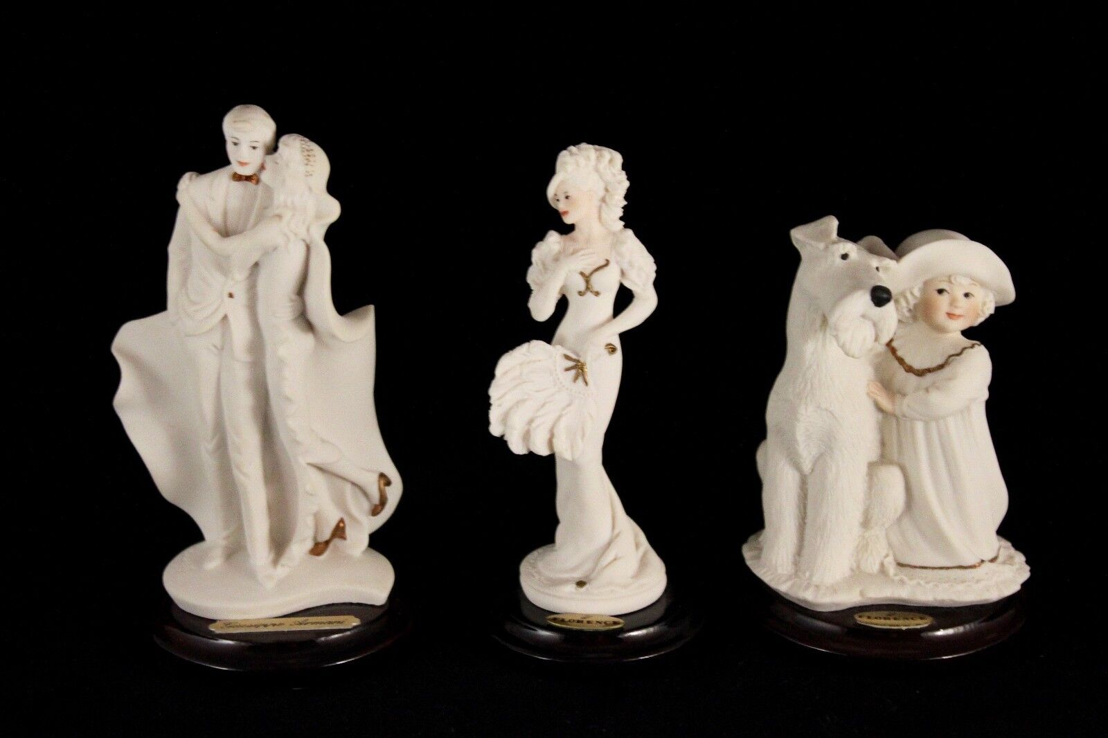 G. ARMANI FLORENCE FIGURINES SCULPTURES FOR CLUB MEMBERS LOT OF 3 – MINT