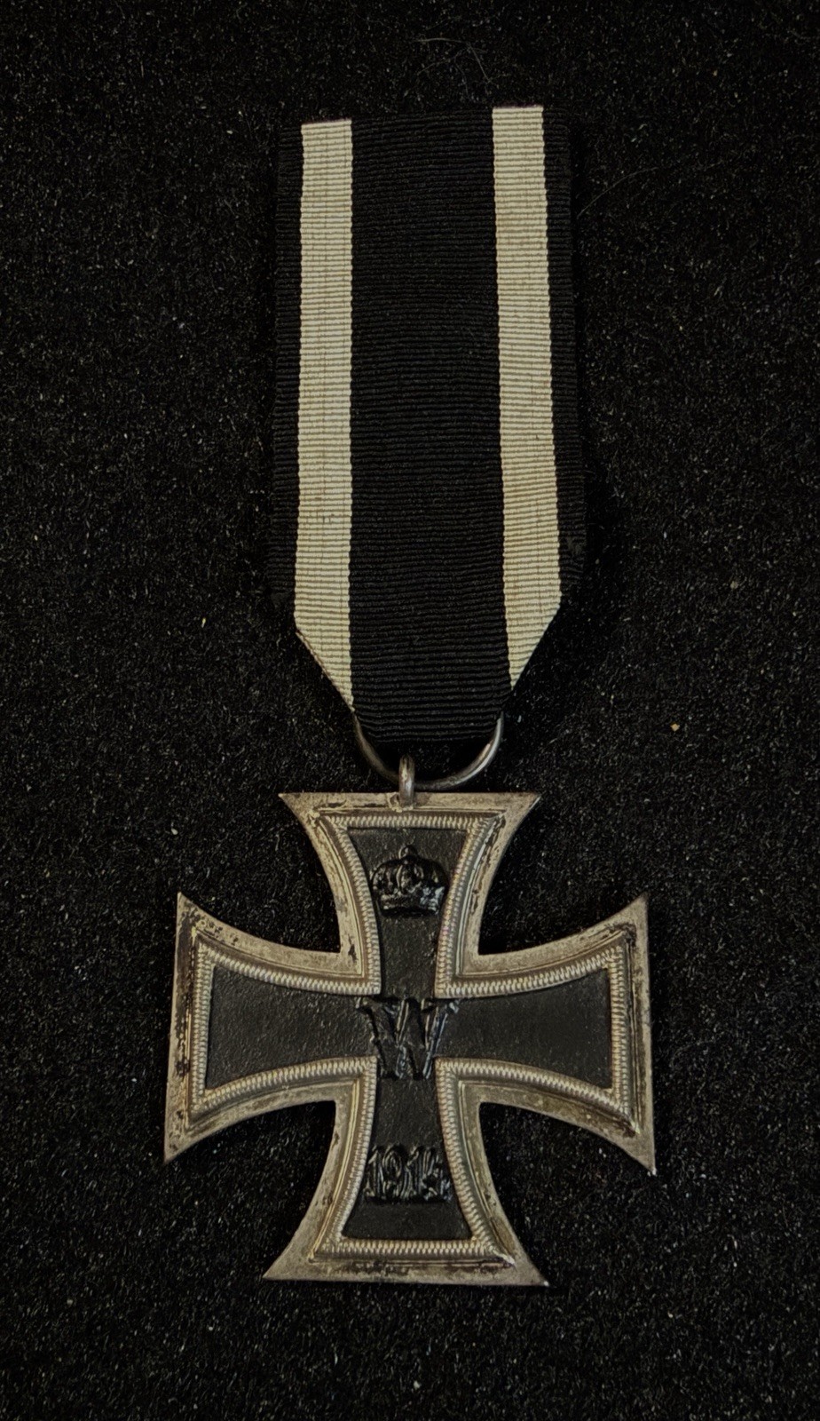 WWI German 1914 Iron Cross 2nd Class EK2 Makers Mark “A” Assmann Magnetic 44mm