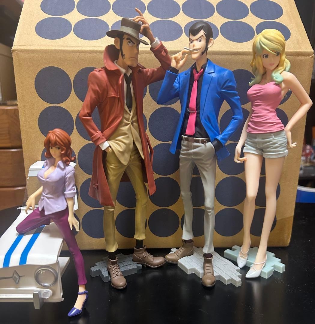 Lupin the Third MSP Figure Set - Lupin, Rebecca, Zenigata, Fujiko Lupin the Third MSP Figure Set - Lupin, Rebecca, Zenigata, Fujiko