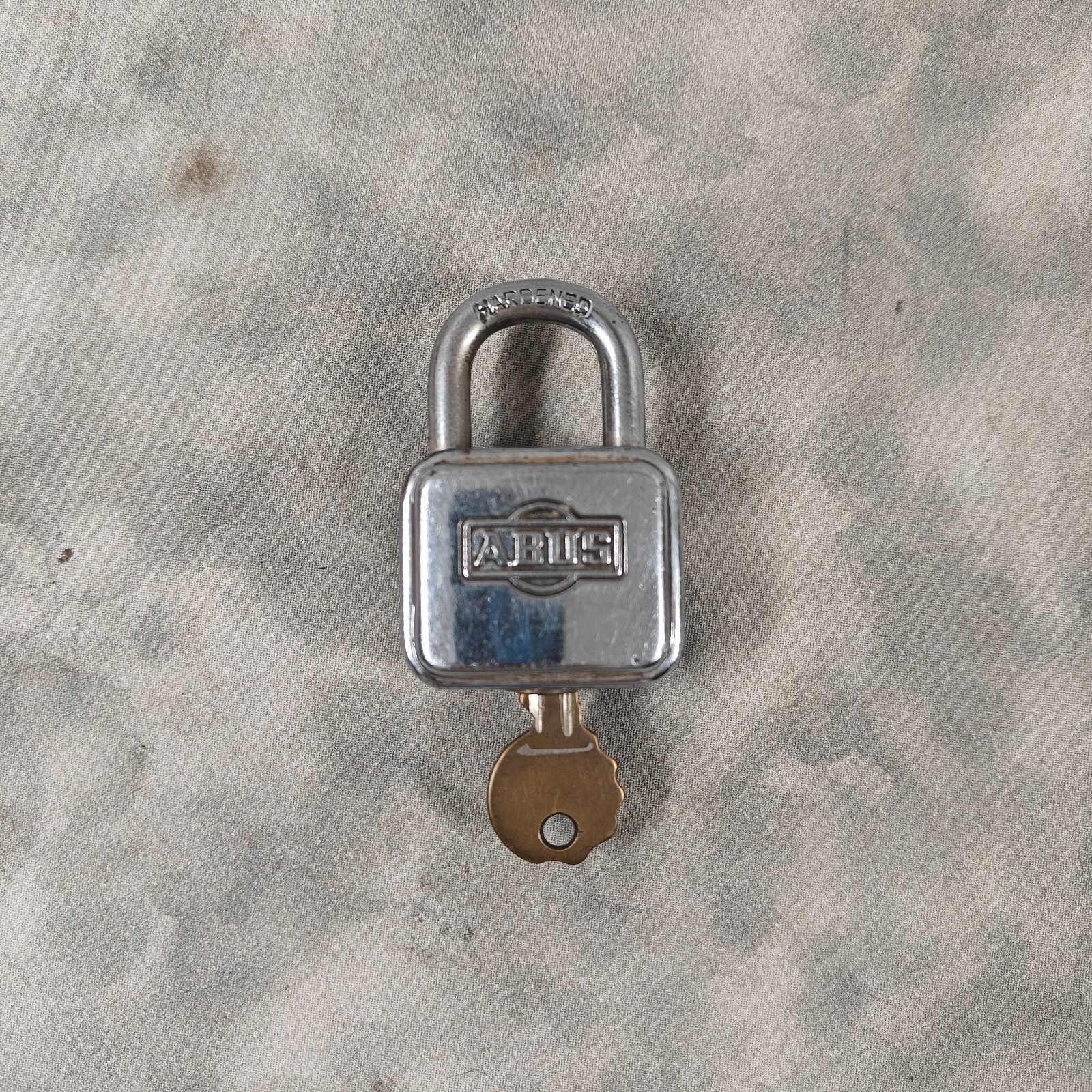 Vintage ABUS 190/40 Pin Tumbler Padlock Germany w Key Working