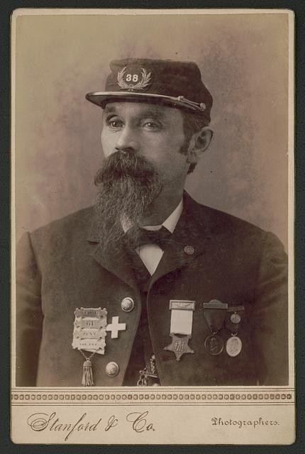 Photo:Allegheny PA John L. Rolshouse Civil War Veteran 1889 Union Portrait
