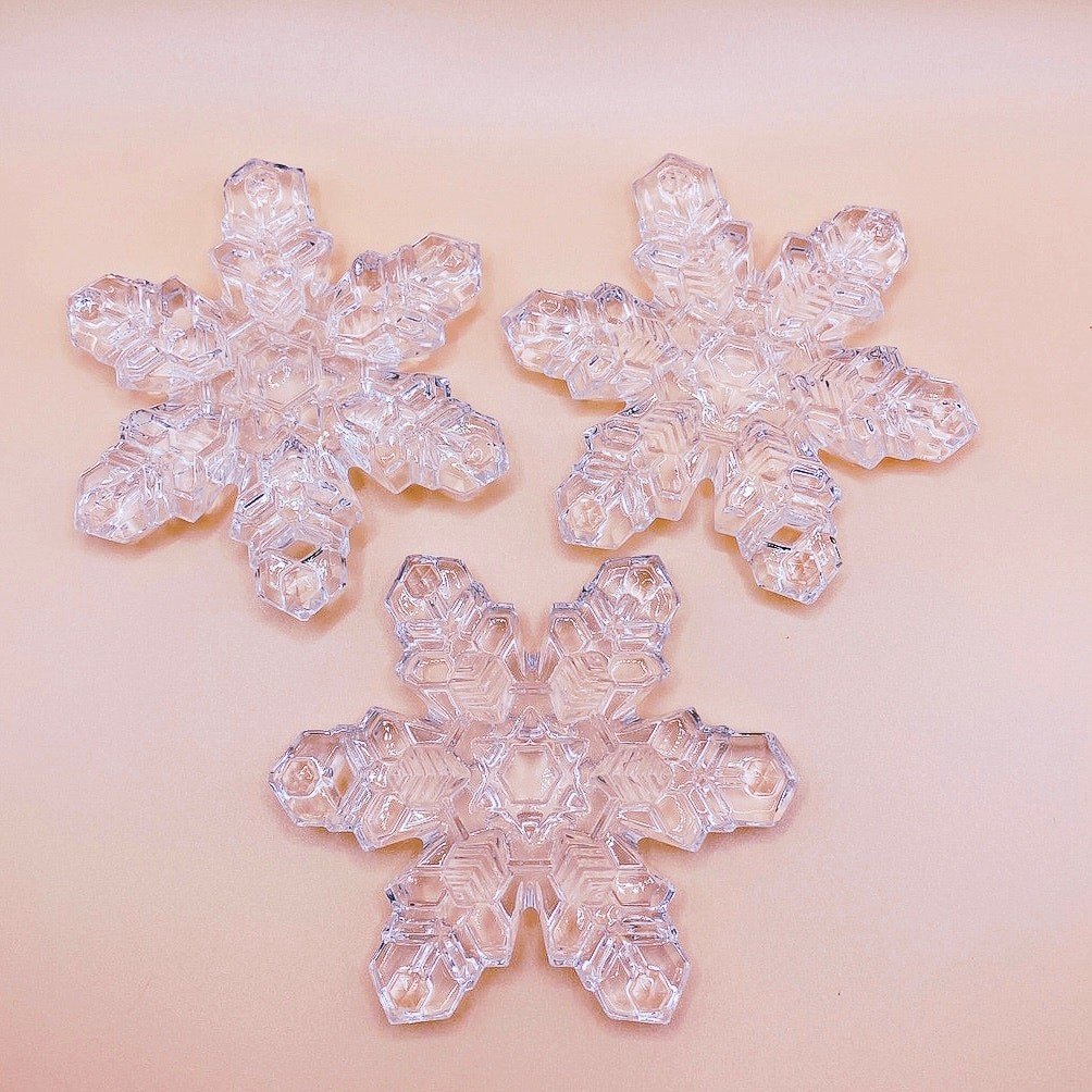 Waterford Marquis Crystal Snowflake Holiday Ornament Set of 3