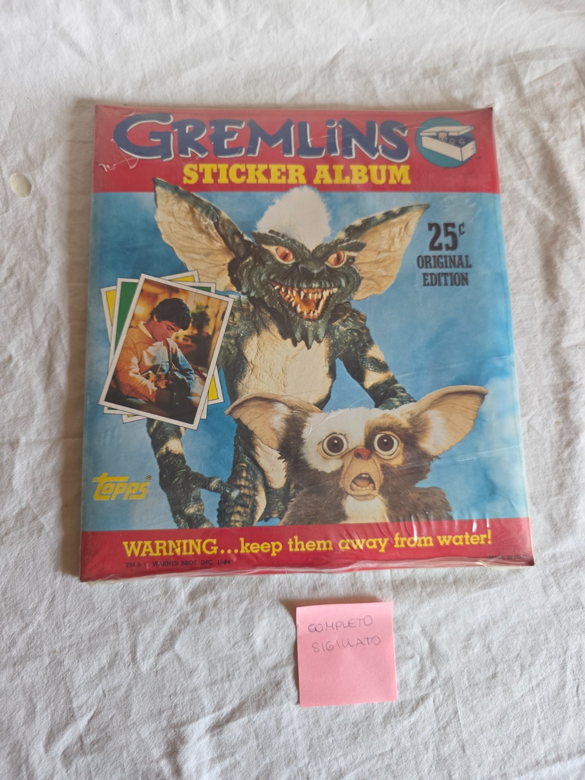 1984 Topps Gremlins Sealed Complete Collection (Blank Album + Figures) 1984 Topps Gremlins Sealed Complete Collection (Blank Album + Figures)
