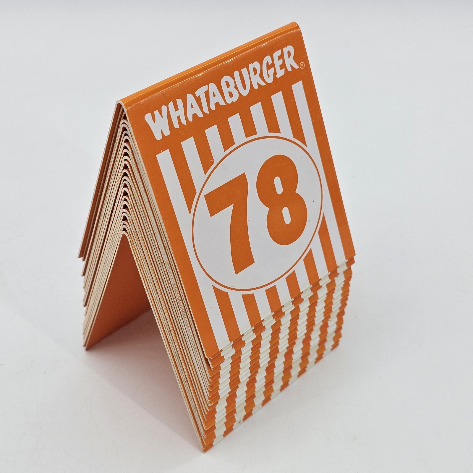 Individual WHATABURGER Restaurant Table Tent Numbers