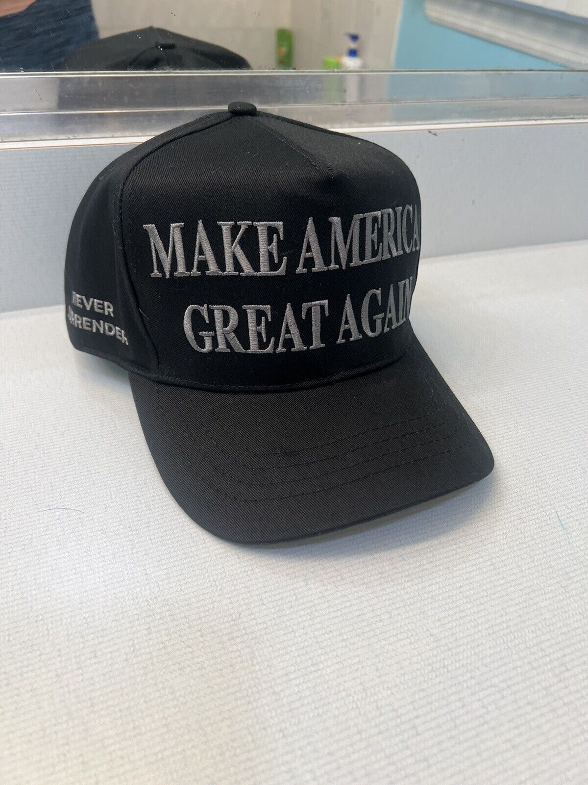 NEW  Donald Trump Cali-Fame Hat Never Surrender Black Limited Edition MAGA Cap