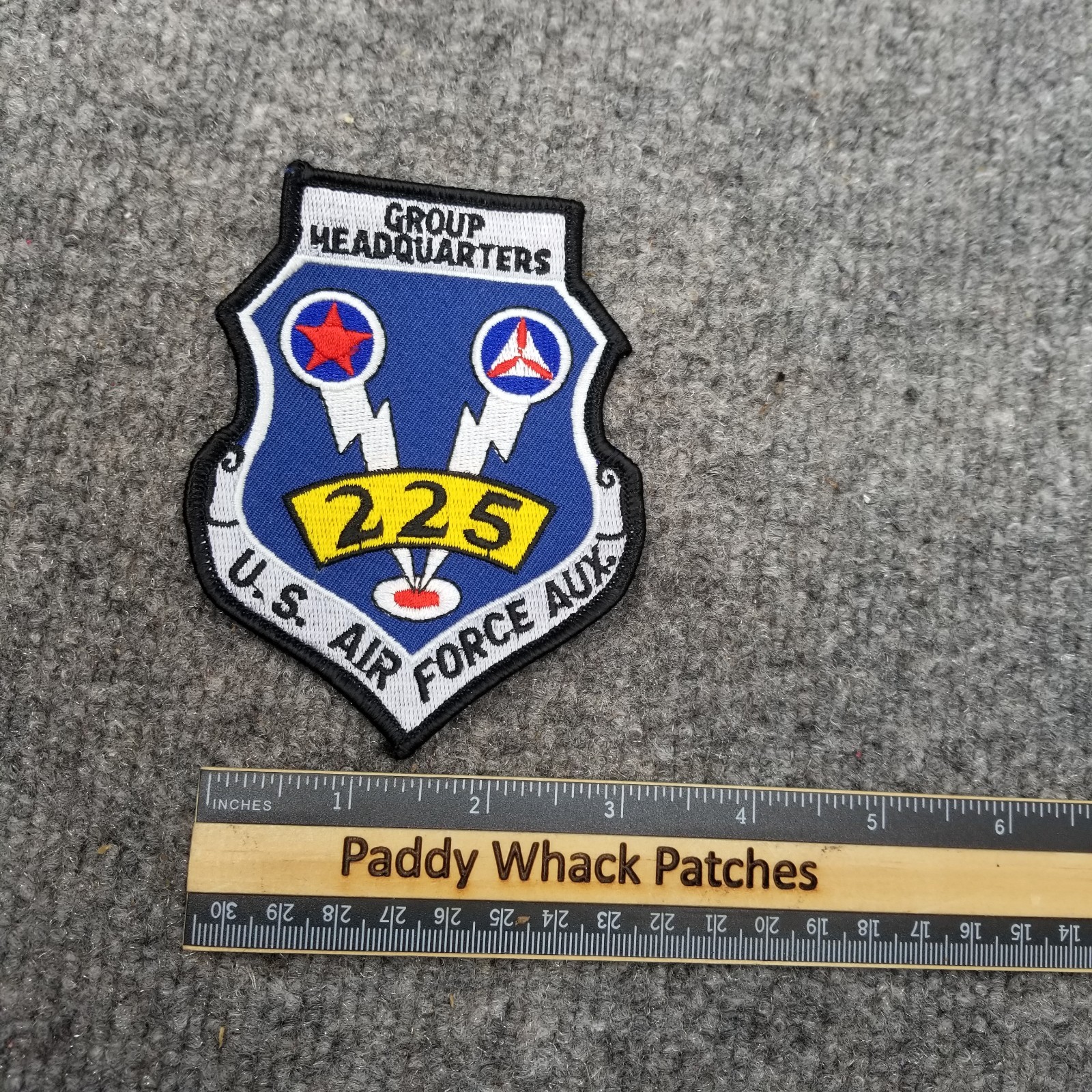 Civil Air Patrol CAP Group Headquarters 225 Patch US Air Force Auxiliary