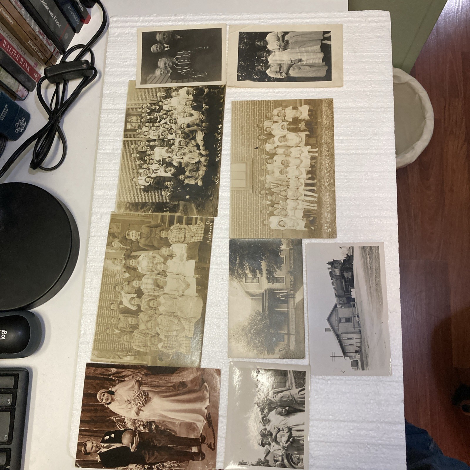Various Vintage 8 Americana Photos And One Old Burns/Allen Postcard
