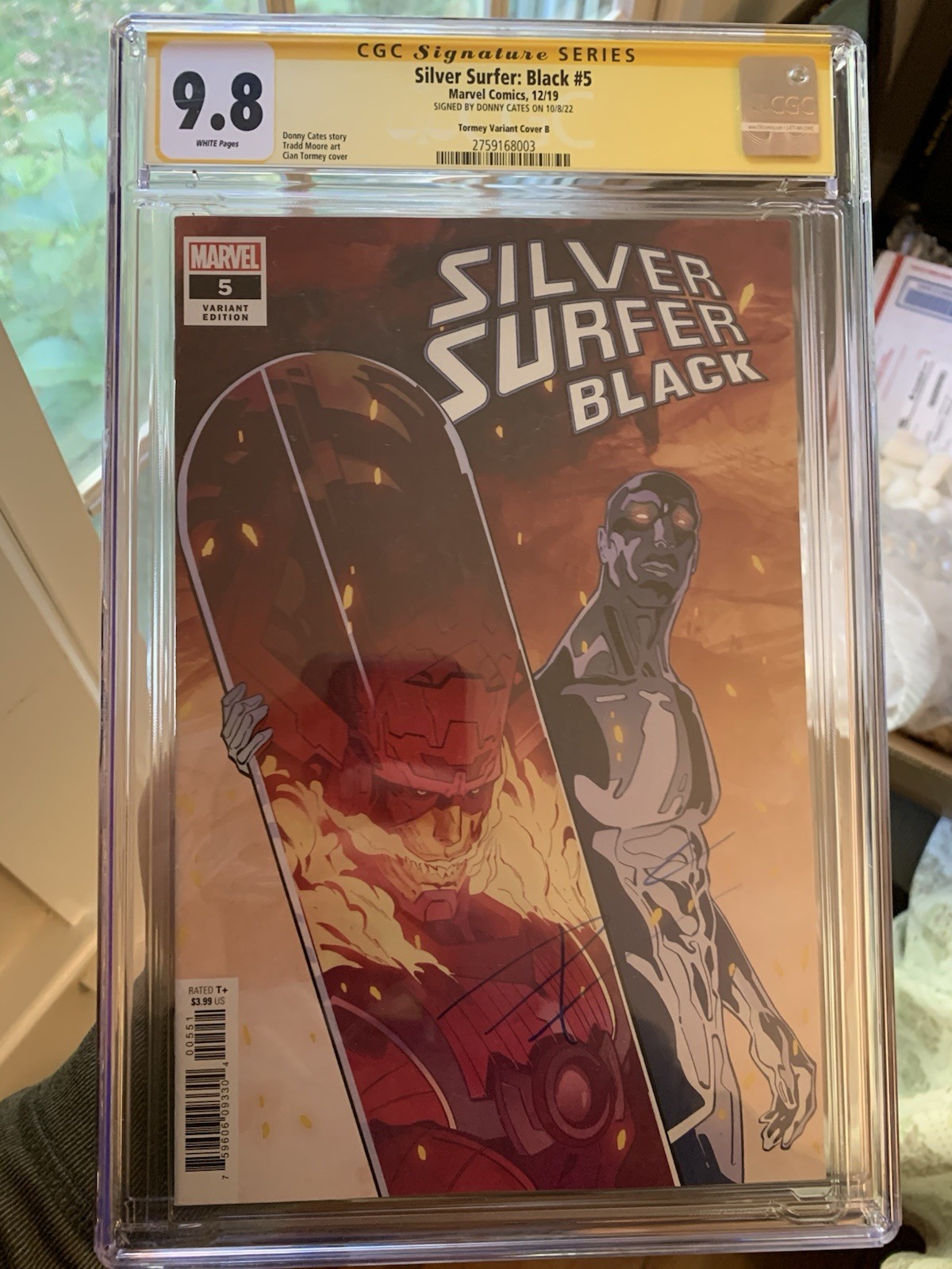 Silver Surfer: Black #5 Tormey 1:500 Variant SS CGC 9.8 Galactus Donny Cates