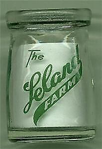 Super Nice LeLand Farms 3/4 oz. Glass Creamer Bottle Cow/Moon