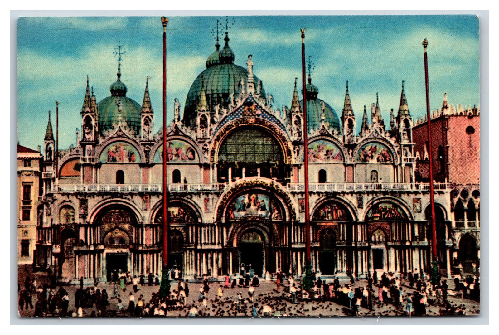 Church of San Marco Venice Italy UNP Unused DB Postcard G18