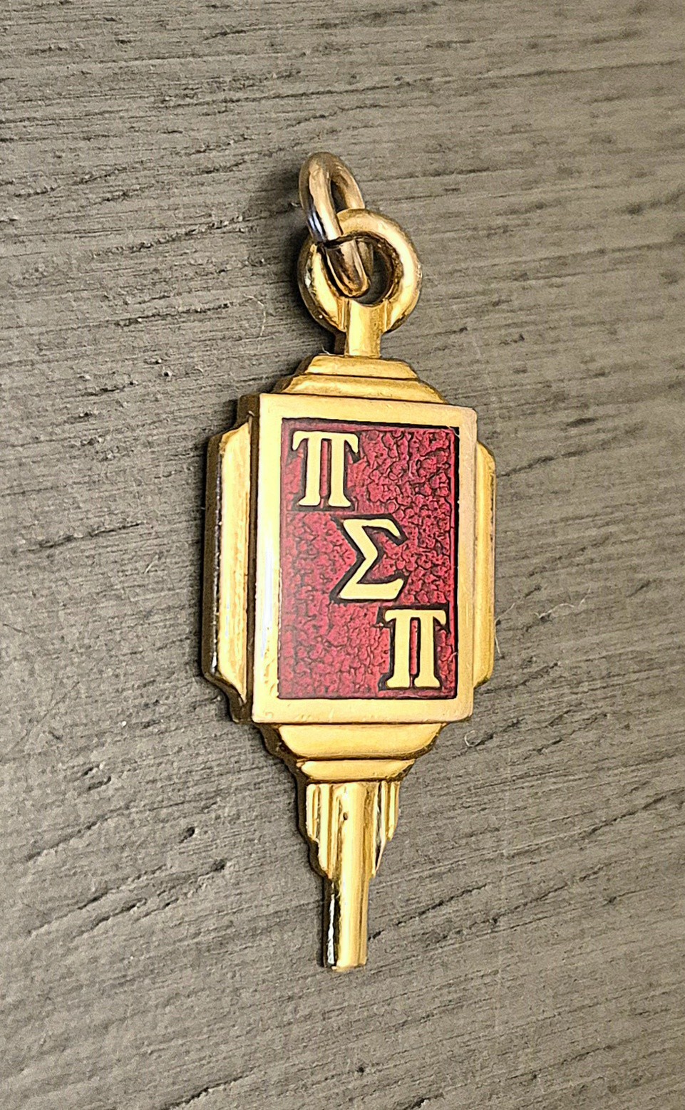 Pi Sigma Pi Engineering Fraternity Membership Key Pendant, Vintage Gold Filled Pi Sigma Pi Engineering Fraternity Membership Key Pendant, Vintage Gold Filled