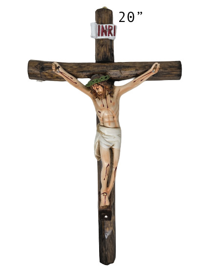 Wooden Wall Crucifix 20