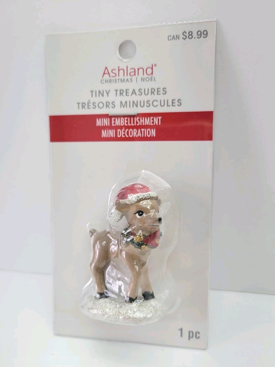 Ashland Tiny Treasures Reindeer Vintage Look Retro Style Dollhouse Miniature New