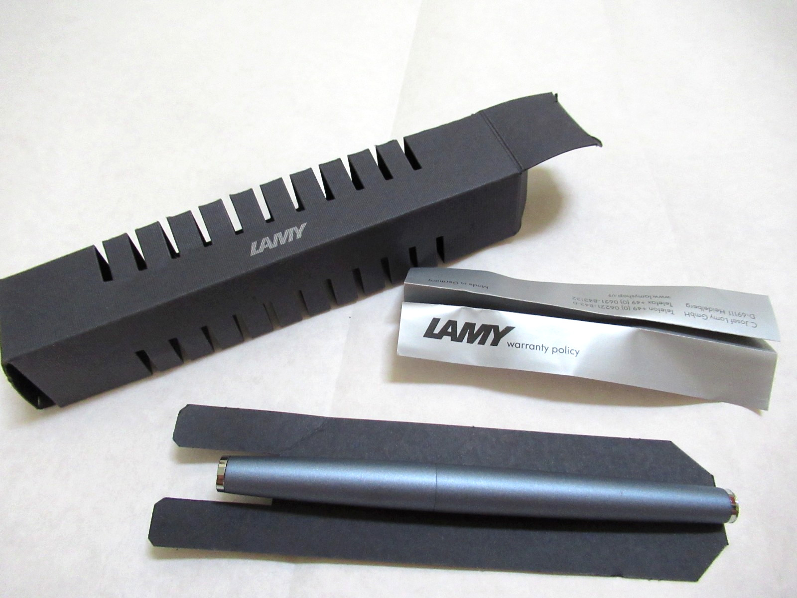 Lamy STUDIO Fountain Pen in glacier blue Special Edition EF extra fine