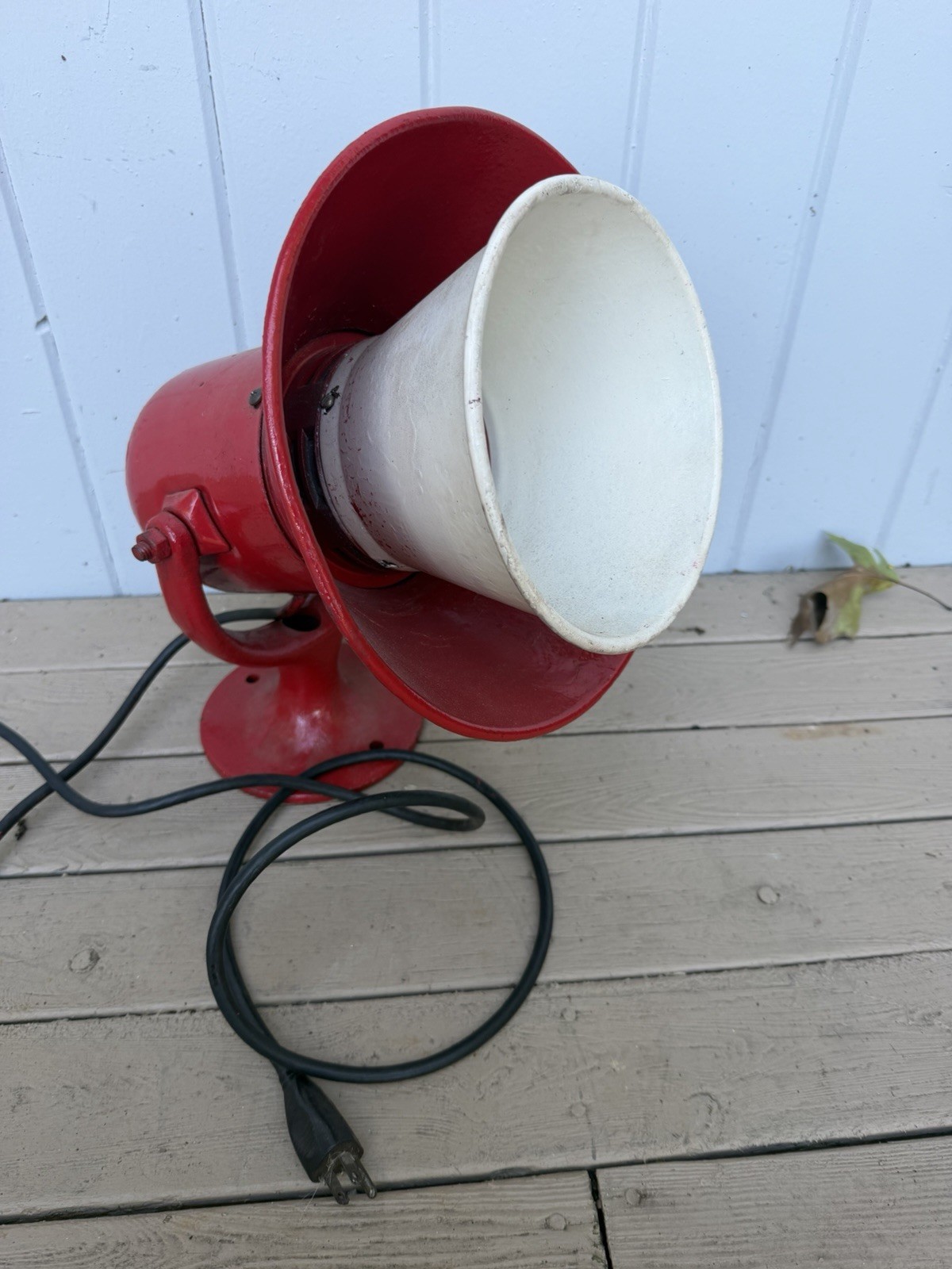 Vtg Federal Sign Signal Siren Fire Truck Air Raid 1960s Working Industrial Ret Vtg Federal Sign Signal Siren Fire Truck Air Raid 1960s Working Industrial Ret