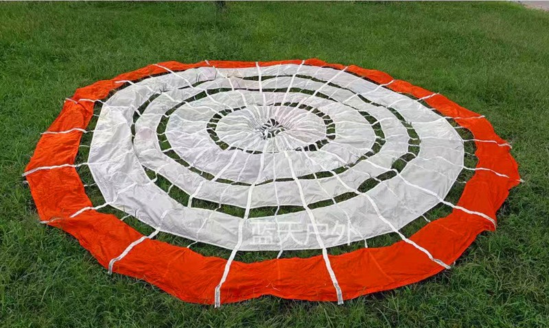 1Pc Aerospace Vintage Military Round Parachute Cloth Diameter 4.5m/14.76Ft 1Pc Aerospace Vintage Military Round Parachute Cloth Diameter 4.5m/14.76Ft