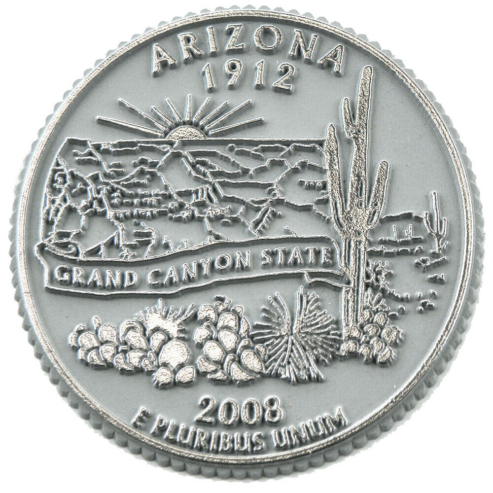 Arizona State Quarter Magnet by Classic Magnets