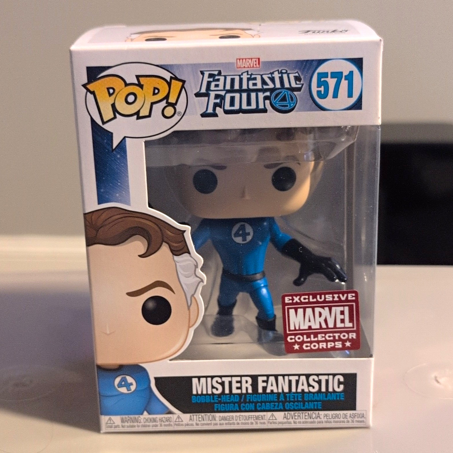Funko Pop Fantastic Four Mister Fantastic #571 Vinyl Exclusive
