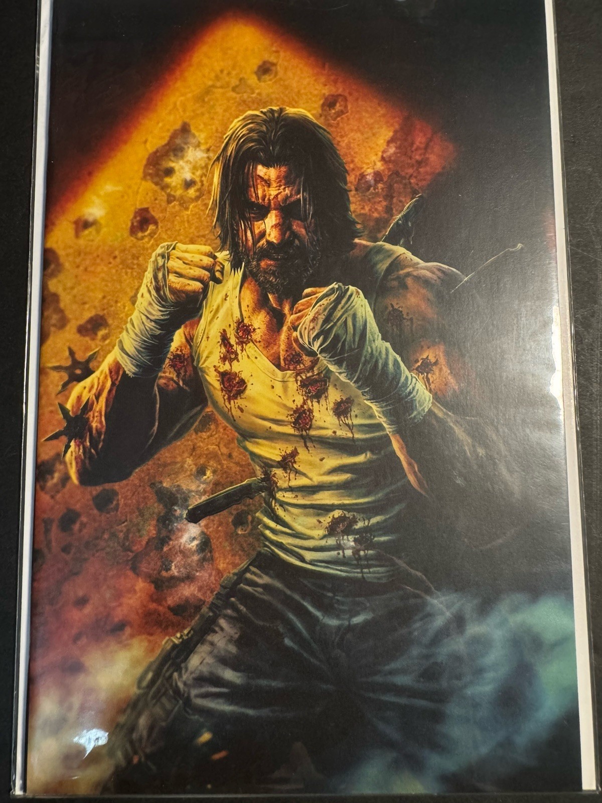 BRZRKR #1 (2021) - GRADE NM - LIMITED 1:100 RETAILER INCENTIVE BERMEJO VARIANT