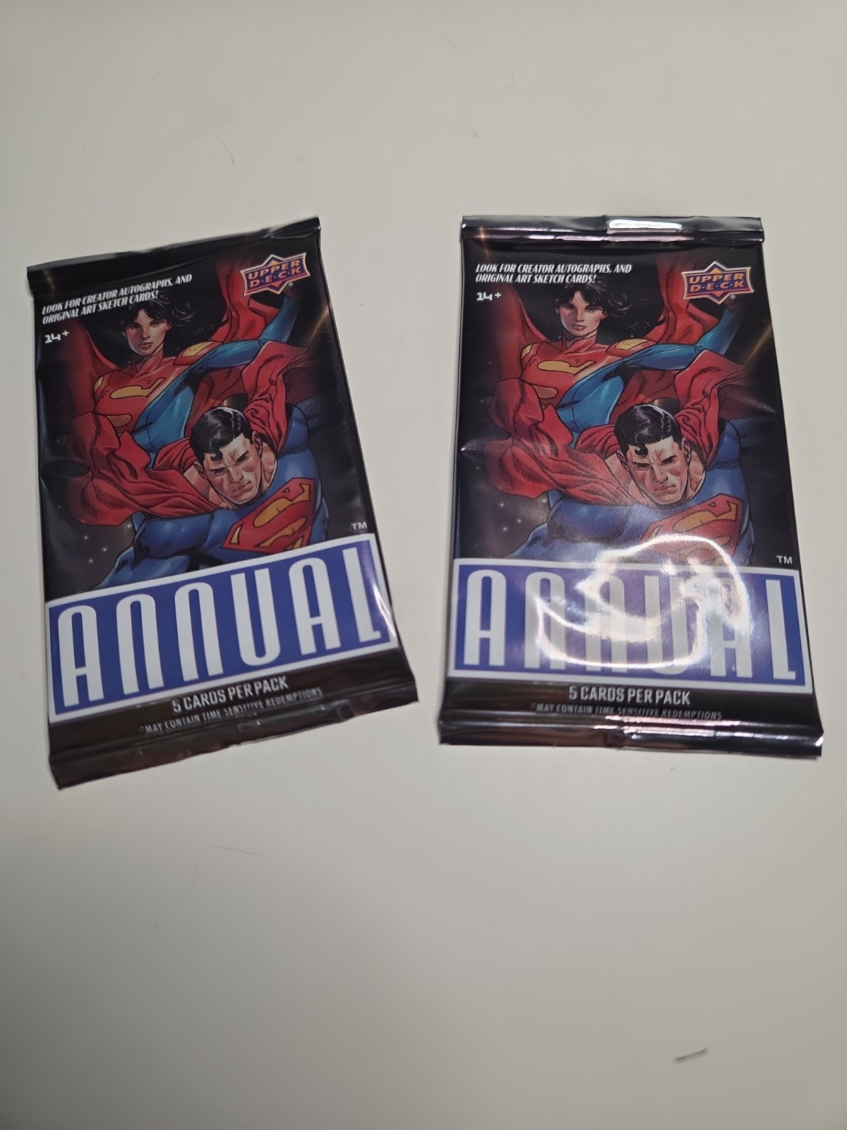 2024/25 Upper Deck DC Annual Hobby Box Pack Lot Of 2 2024/25 Upper Deck DC Annual Hobby Box Pack Lot Of 2