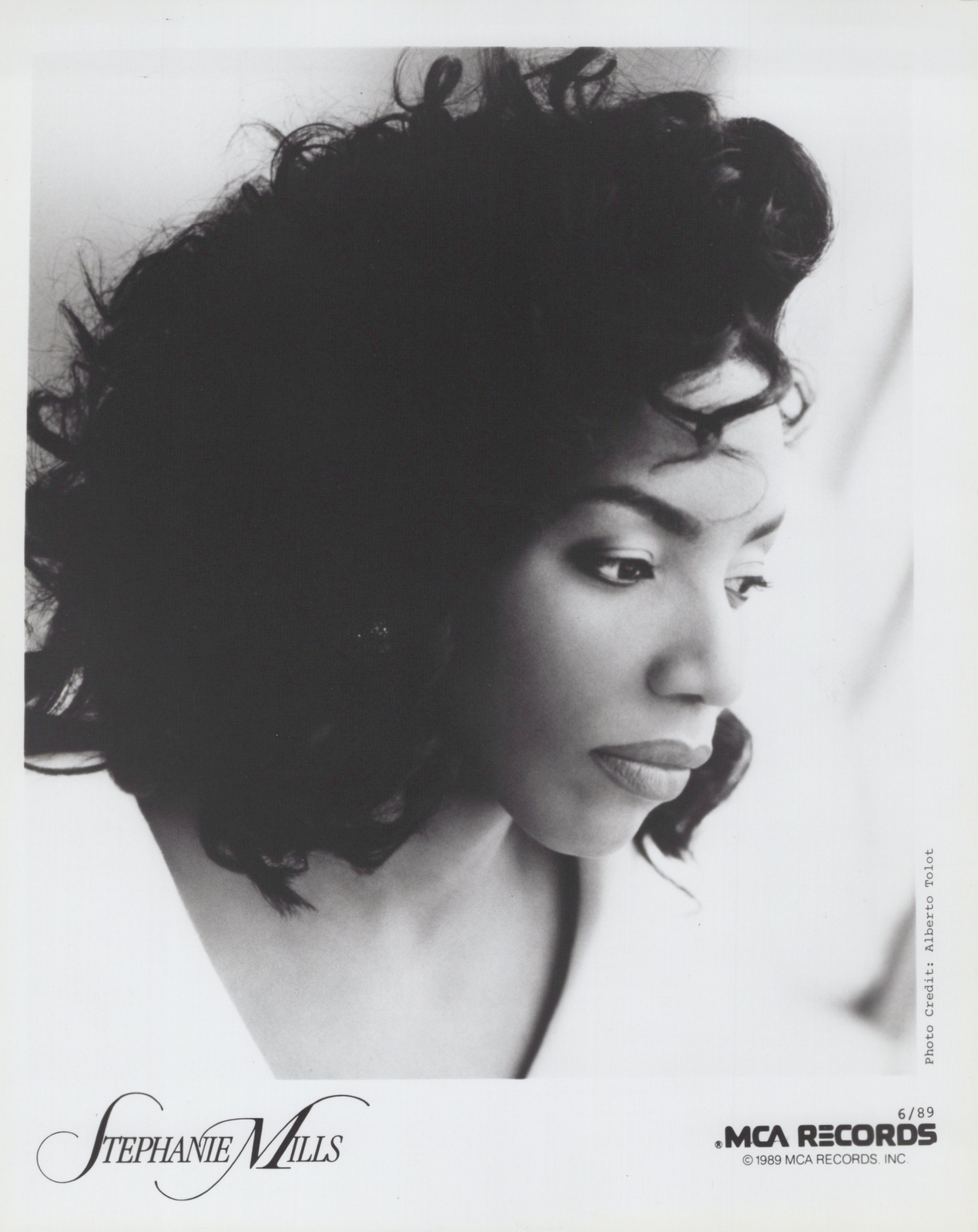 1990 Stephanie Mills Publicity Minneapolis Concert Rare Original Press Photo