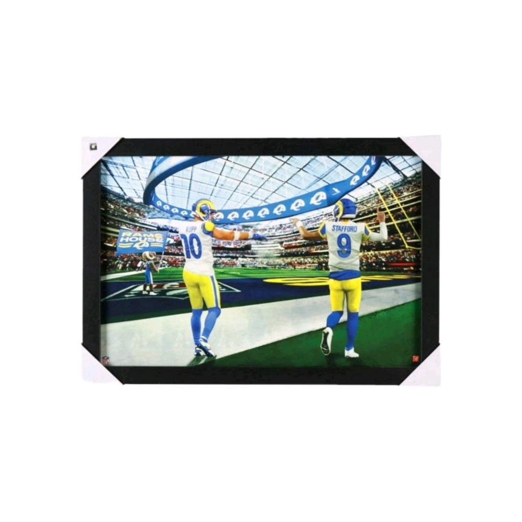 Matthew Stafford And Cooper Kupp Custom Print Framed Photo 13.5\