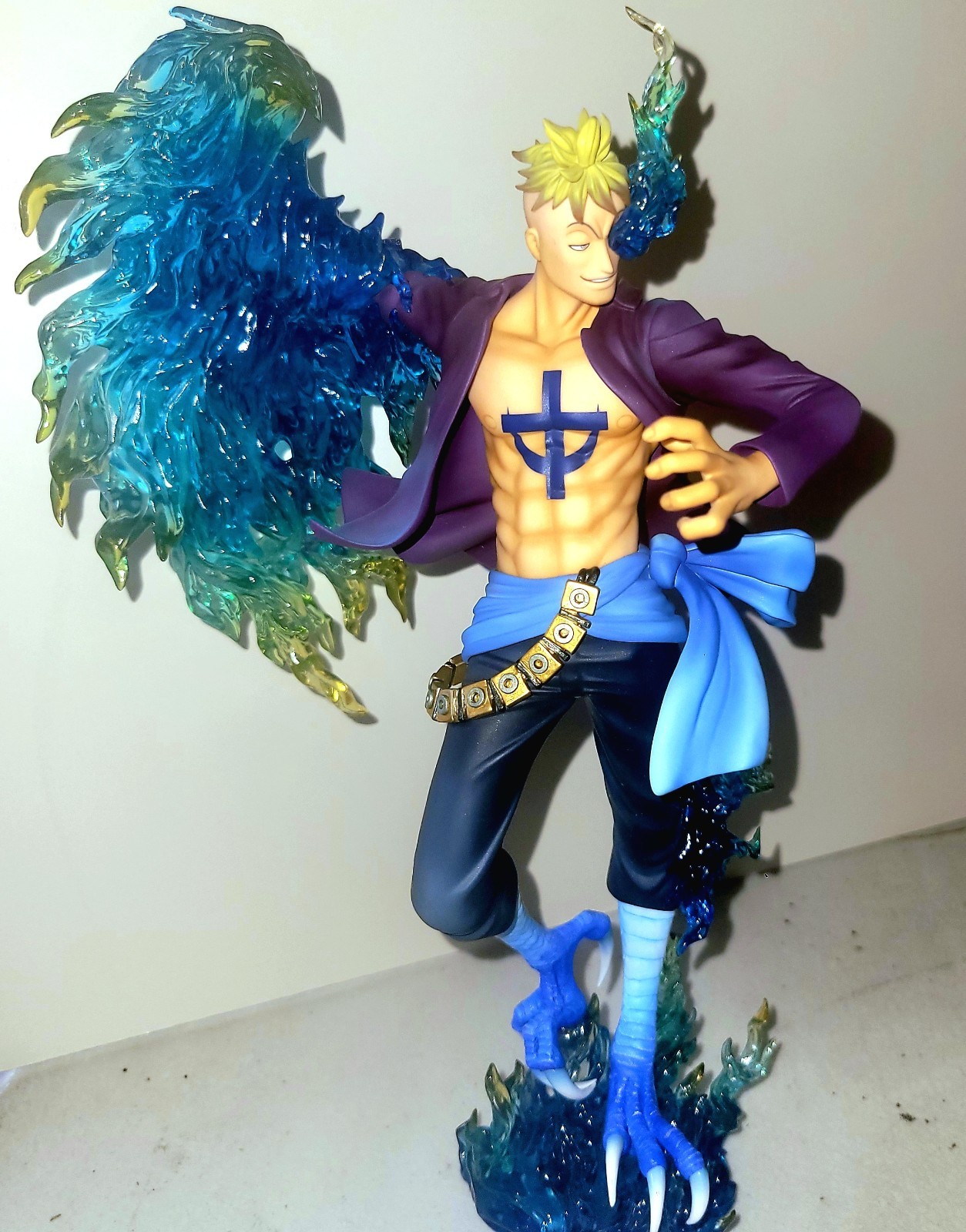 Portrait Of Pirates One Piece \'MAS\' Phoenix Marco Figure Loose No Box Portrait Of Pirates One Piece \'MAS\' Phoenix Marco Figure Loose No Box