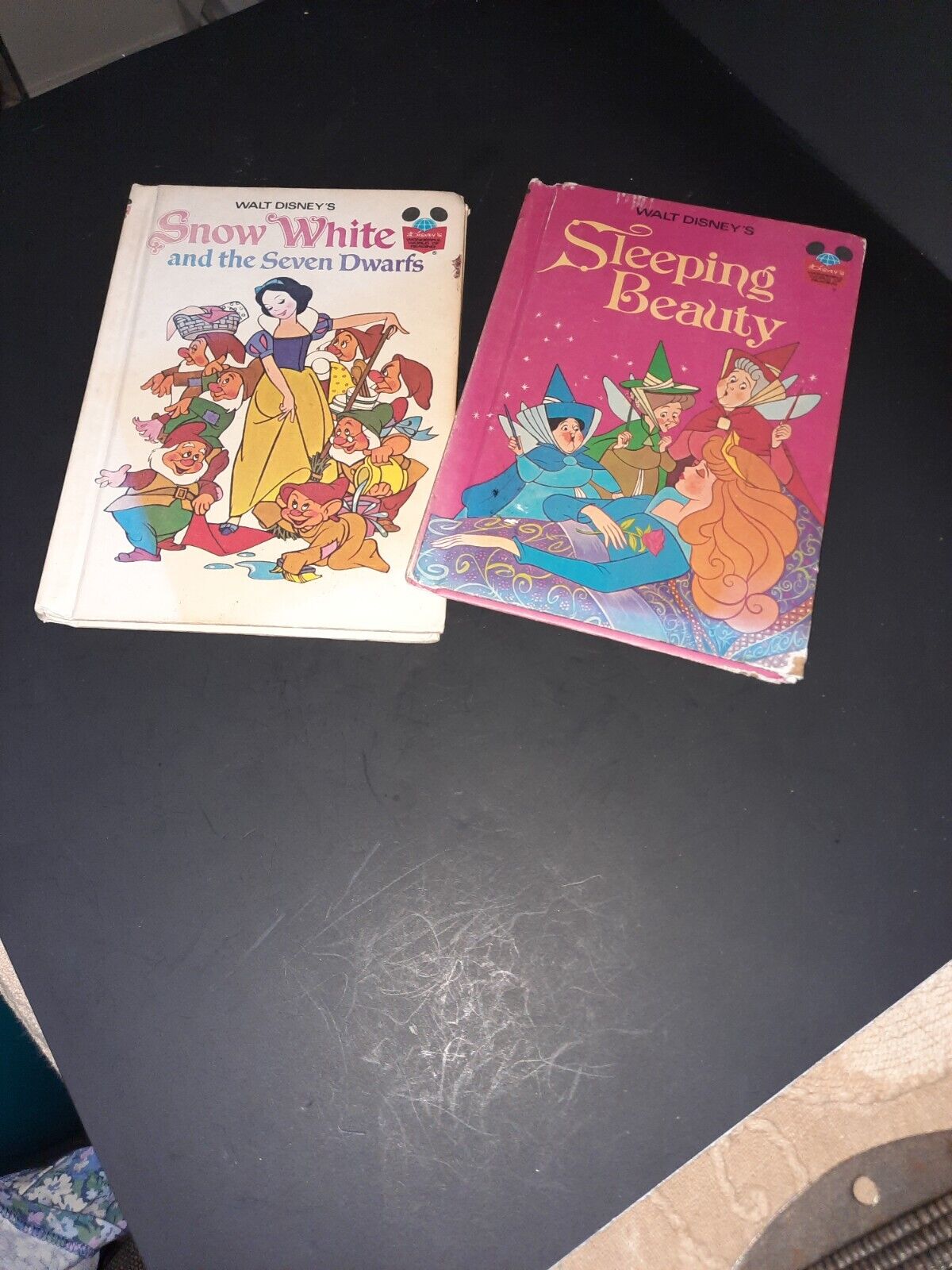 2 Walt Disney 1074 Children's Books Sleeping Beauty & Snow White