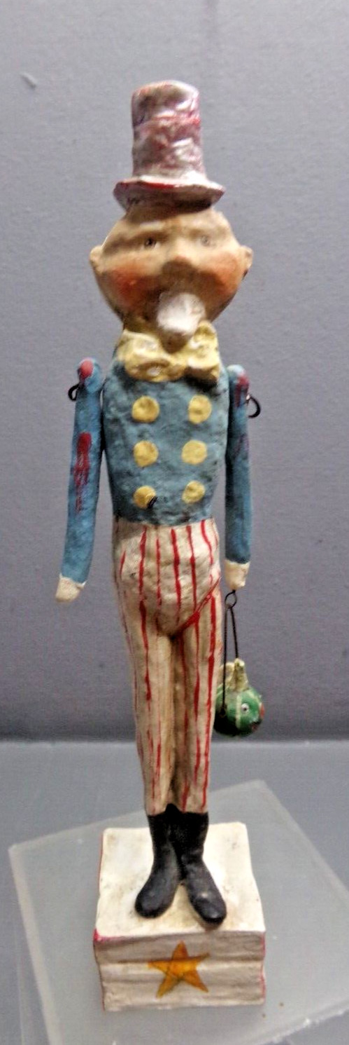 1997 DEBBEE THIBAULT LIMITED EDITION TRICK OR TREAT UNCLE SAM 164/2500 FOLK ART