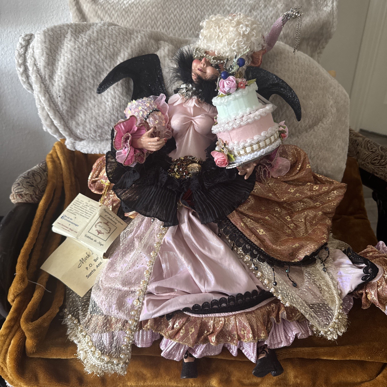 Mark Roberts Halloween Witch Elf “Let Them Eat Cake” Limited Edition-13/125,Lg