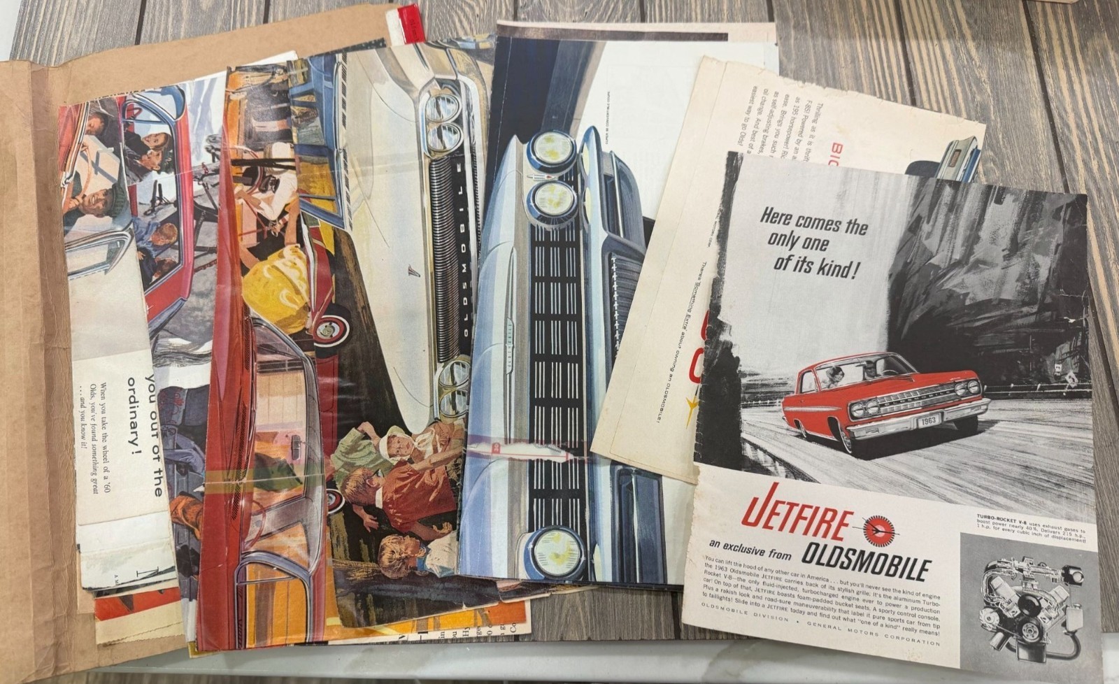 Vintage Oldsmobile Car Ads 1960s Collection - Automotive Advertising Memorabilia
