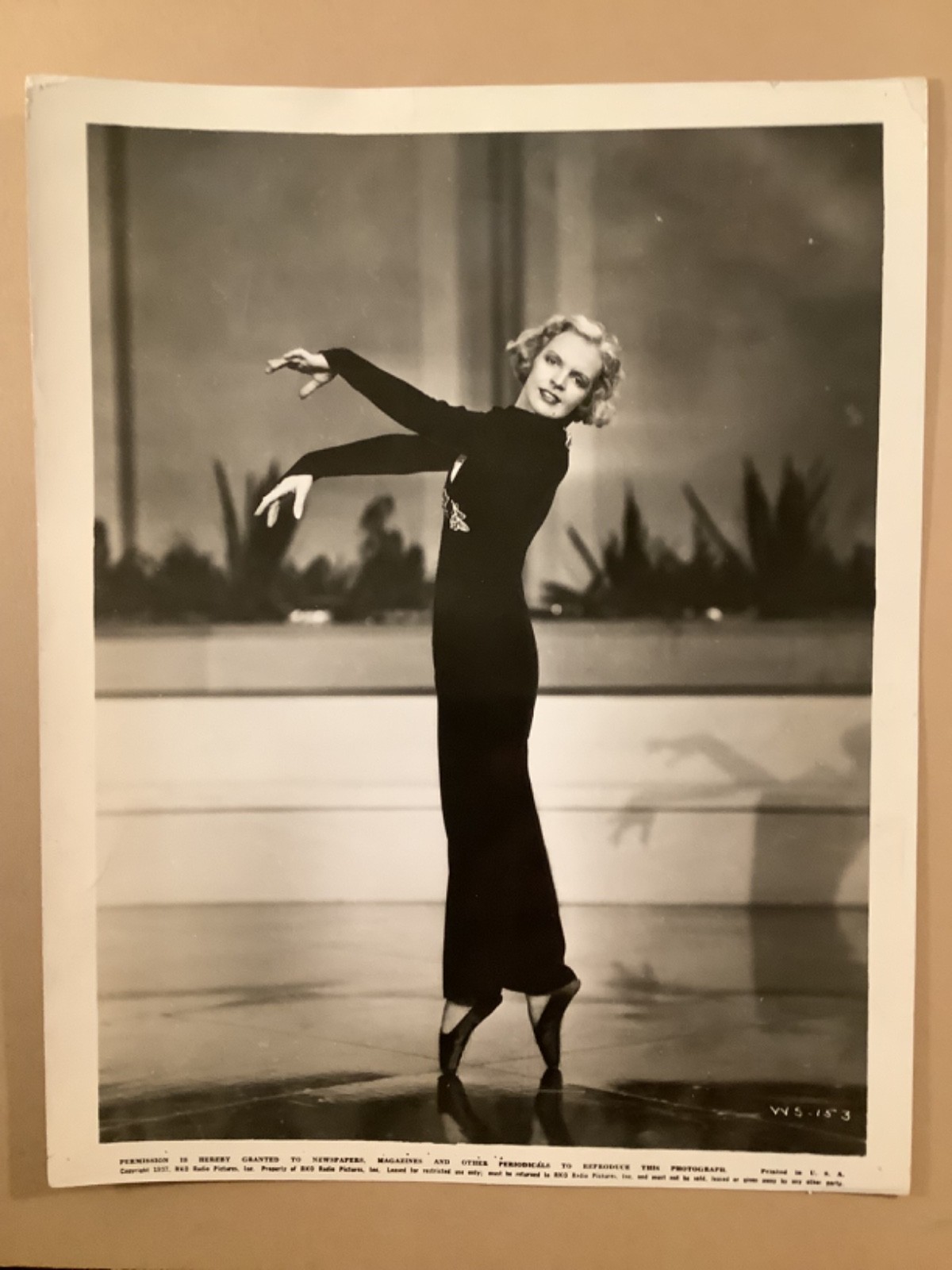 Sexy Hollywood Ballet ballerina dancer photo Harriet Hoctor “Shall We Dance 1937
