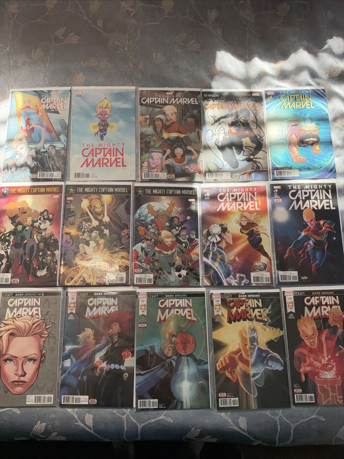 The Mighty Captain Marvel #0-9 + Captain Marvel #125-129 Complete Stohl Run