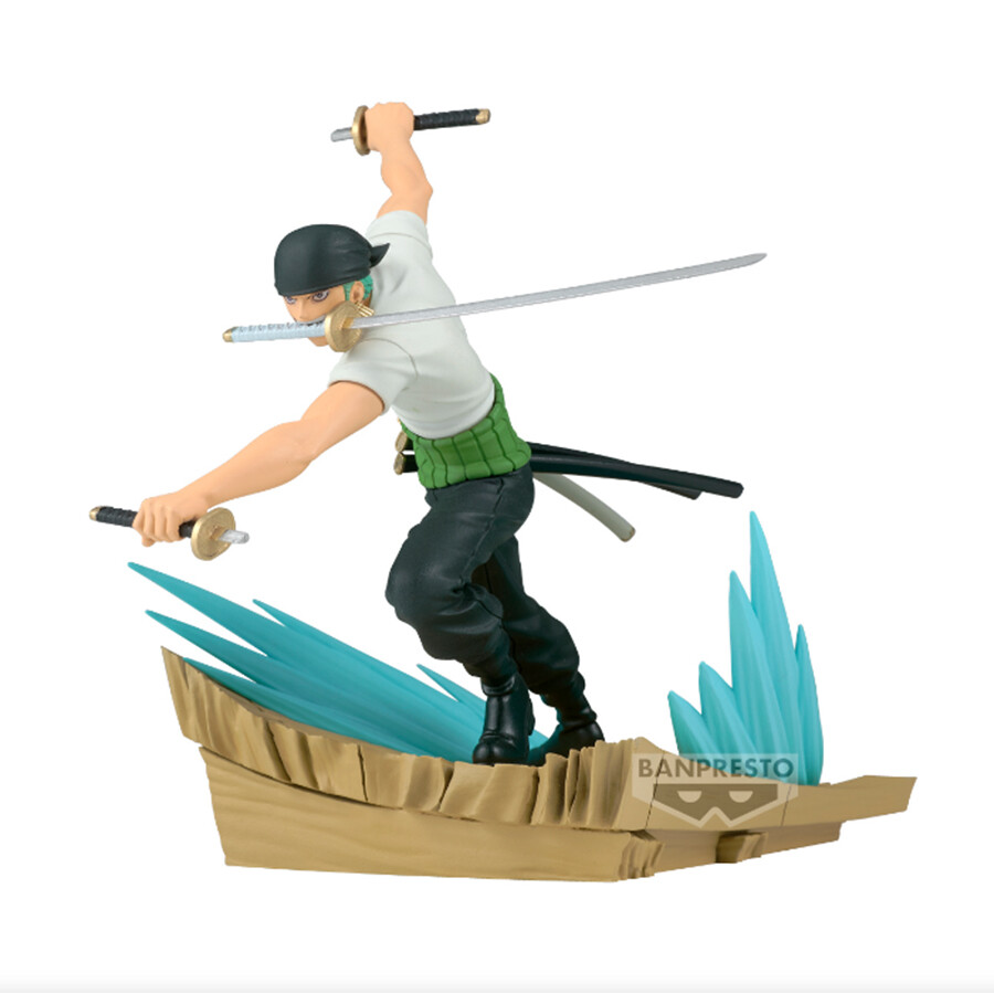 Original Banpresto Bandai One Piece Senkouzekkei -Roronoa Zoro- Action Figure
