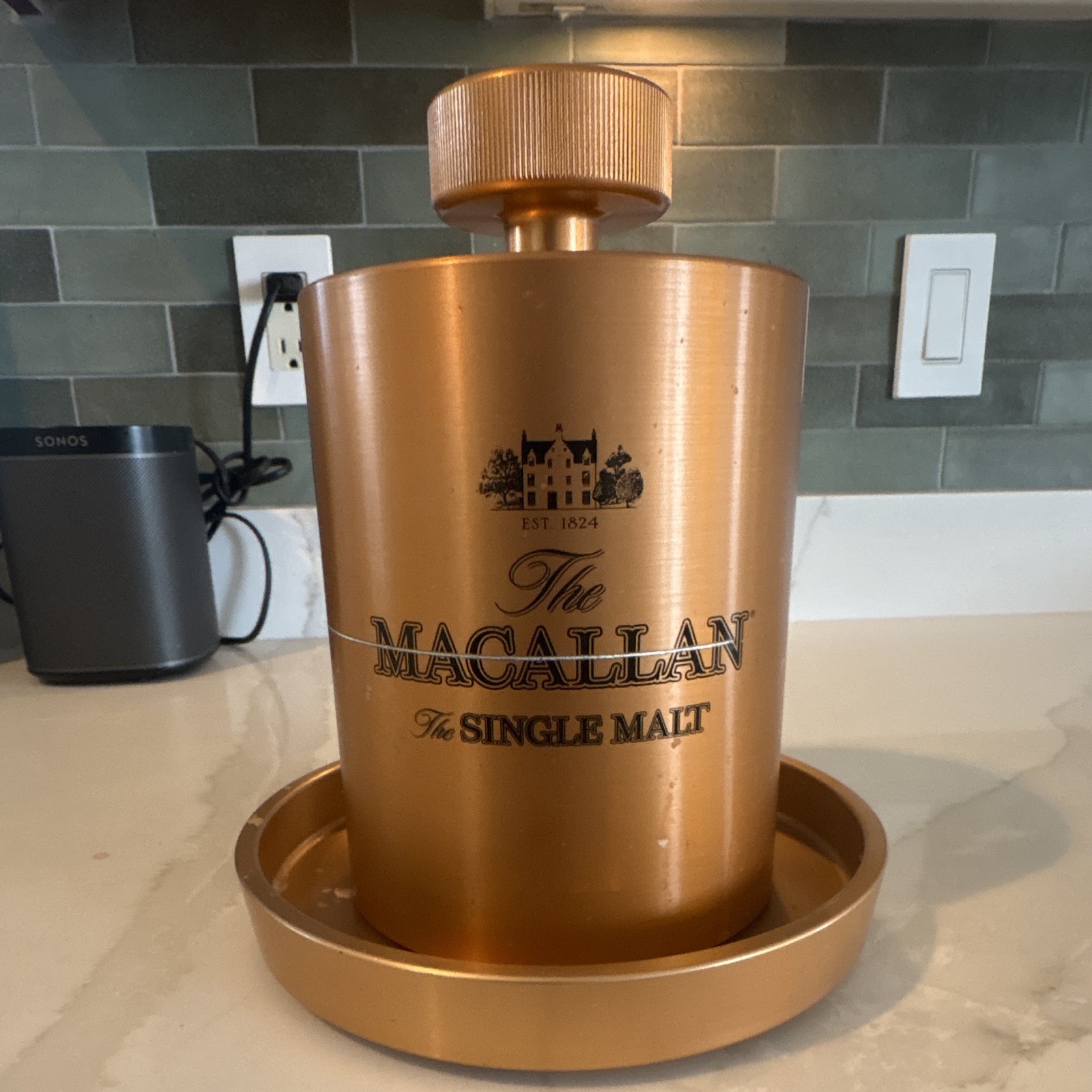 The Macallan Metal Single Malt Ice Ball Maker