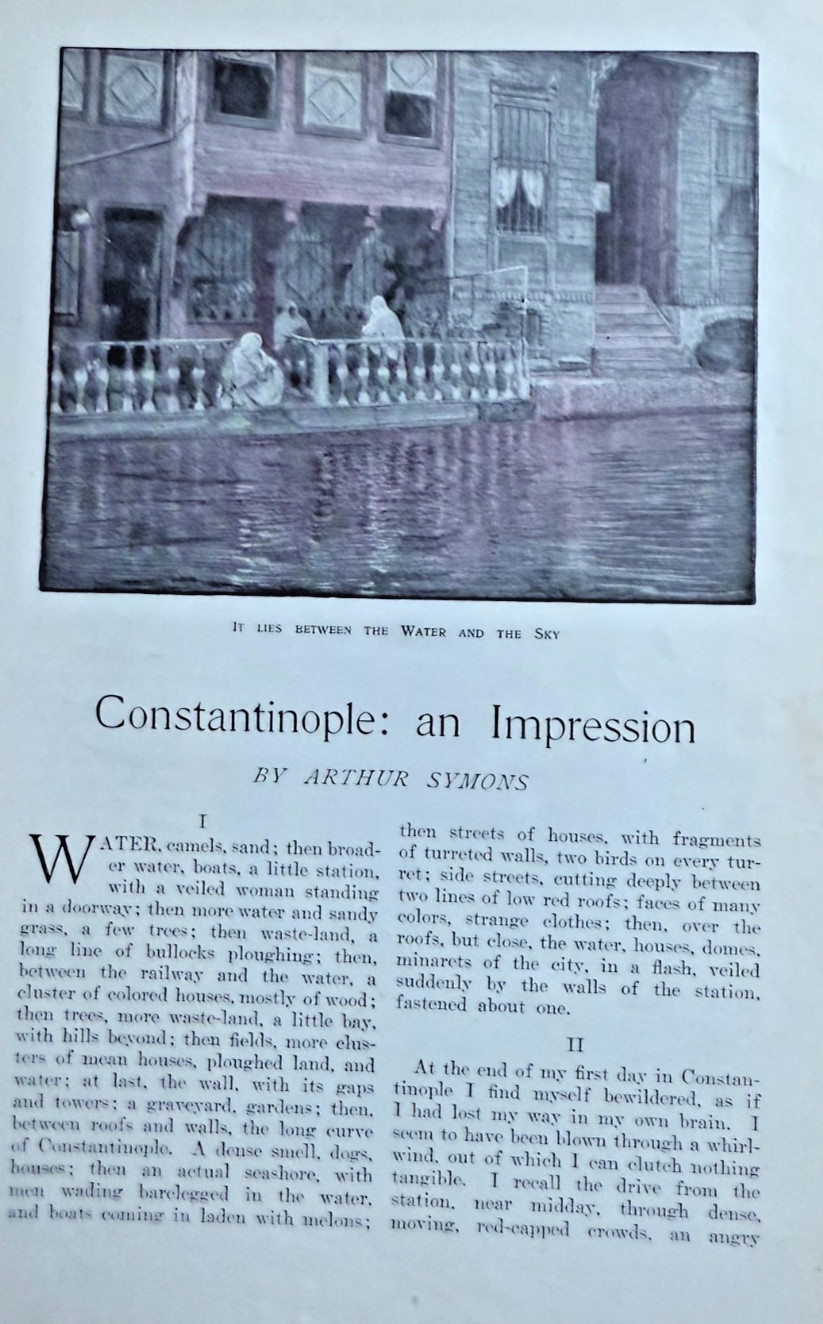 1903 Constantinople Turkey  illustrated