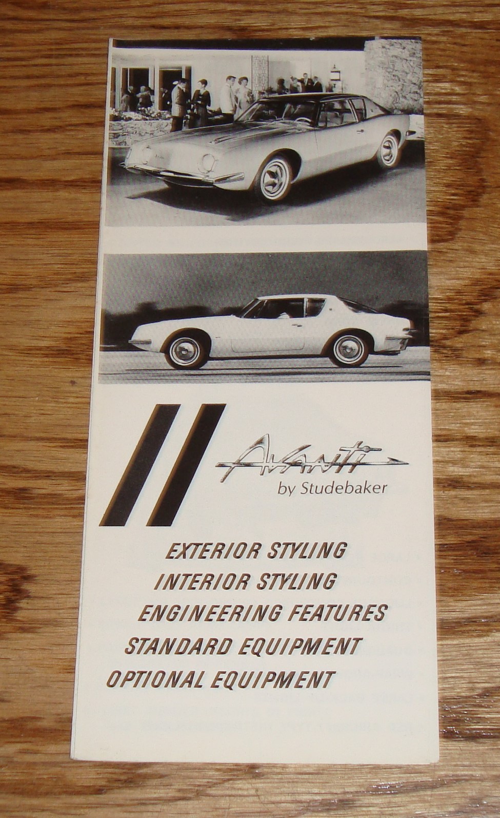 Original 1963 Studebaker Avanti II Foldout Sales Brochure 63