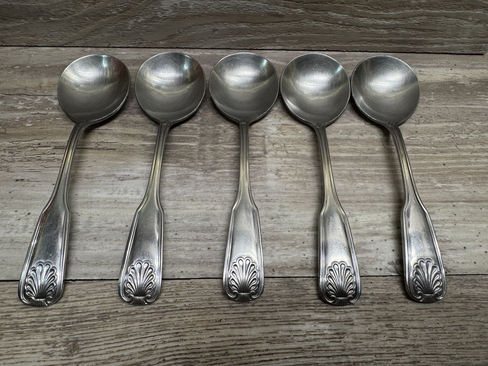 World Tableware Coquille  Cream Soup Spoon Set Of 5