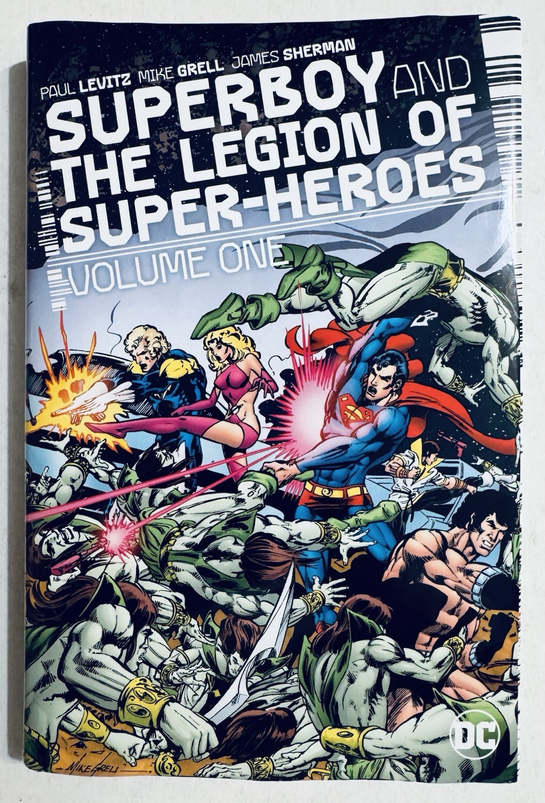 SUPERBOY AND THE LEGION OF SUPER-HEROES VOL 1 HC HTF OOP RARE GRELL