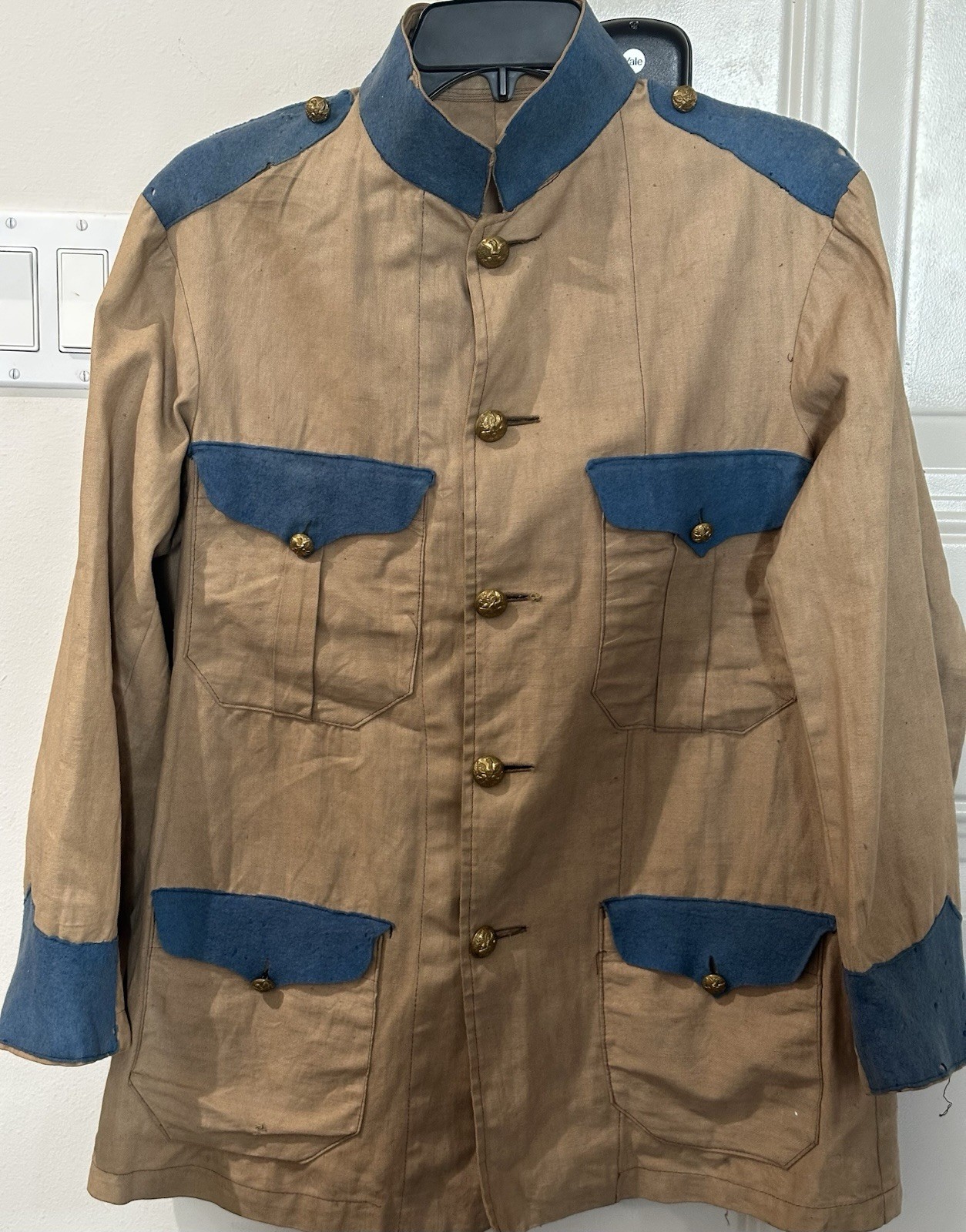 Original M1898 Infantry Khaki ID’d To Capt. Wm. Horton. Fought In Cuba Campaign