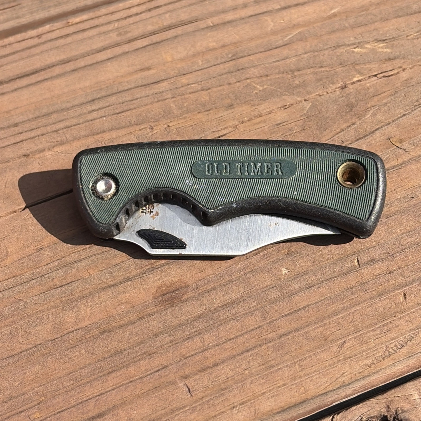 Vtg Schrade USA 43OT Old Timer Liner Lock Folding Pocket Knife Made In USA